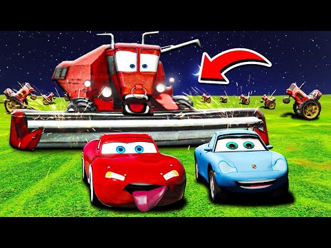 Видео: МОЛНИЯ МАКВИН И САЛЛИ РАЗБУДИЛИ ОГРОМНОГО КОМБАЙНА ФРЭНКА 🌴 ГТА 5 МОДЫ РАЙЛЮХА