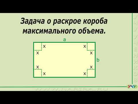 Видео: Задача о раскрое короба максимального объема.