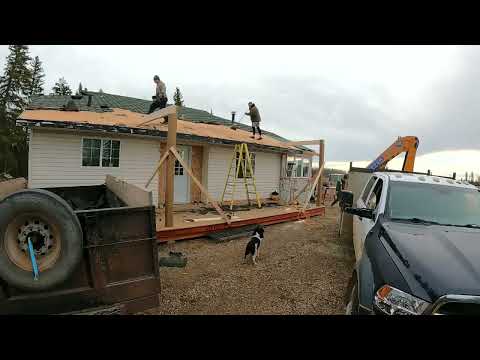 Видео: Меняем крышу поздней осенью 