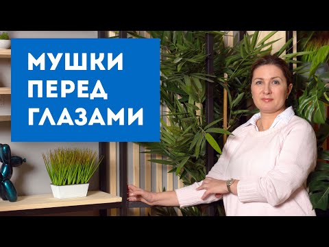 Видео: Мушки перед глазами