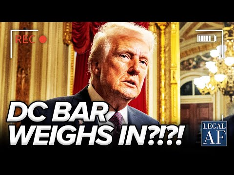Видео: Коллегия адвокатов округа Колумбия обрушилась с критикой на юридические фирмы, которые преклонили...