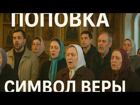 Видео: Символ веры – прихожане села Поповка поют на богослужении