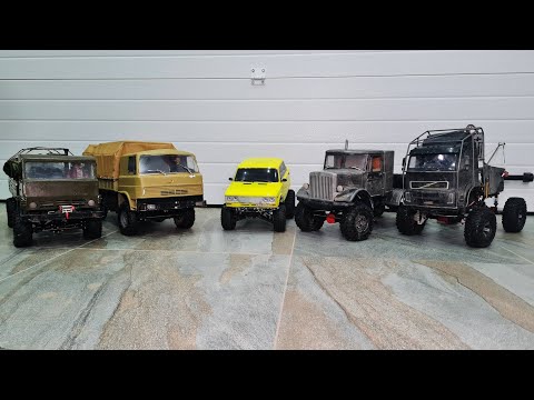 Видео: RC Новичок №24 ... Ремонт Камаз 4x4, Volvo, ВАЗ 2106, Tatra и Peterbilt 6x6