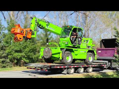 Видео: Самое высокое дерево, которое мы когда-либо срубали с помощью Merlo (115 футов!)