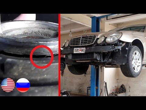 Видео: Проблема Решена. Замена Подушек Двигателя на Mercedes W211 / Вибрация при Холодном Двигателе