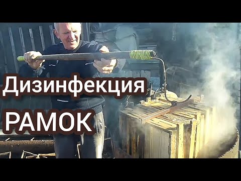Видео: Надёжный метод дизинфекции рамок.
