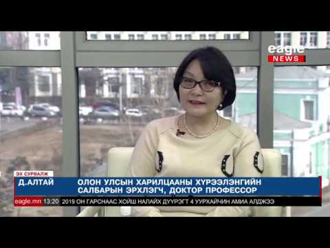 Видео: Эх сурвалж №159 Д.Алтай /Олон улсын харилцааны хүрээлэнгийн салбарын эрхлэгч, доктор профессор/