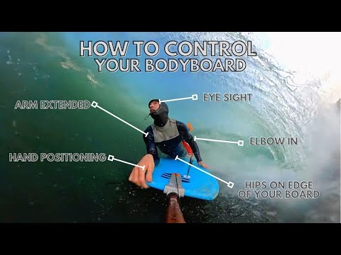 Видео: Использование веса тела для управления бодибордом на больших волнах