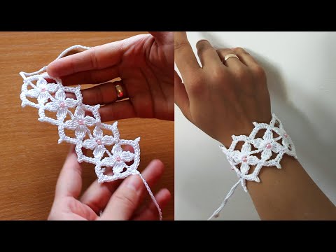 Видео: САМЫЙ КРАСИВЫЙ БРАСЛЕТ КРЮЧКОМ !!!  crochet bracelet