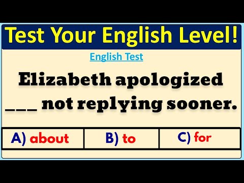 Видео: Тест на грамматику английского языка США: сможете ли вы пройти этот тест по грамматике? #learneng...