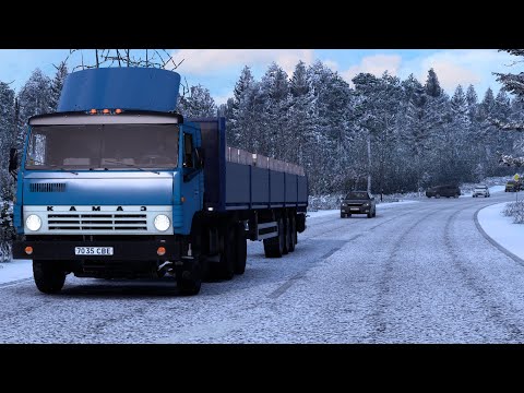 Видео: 1182 / ETS 2 V1.46 / КАМАЗ-5410 ЛЕГЕНДА / Апатиты - Пикалёво.