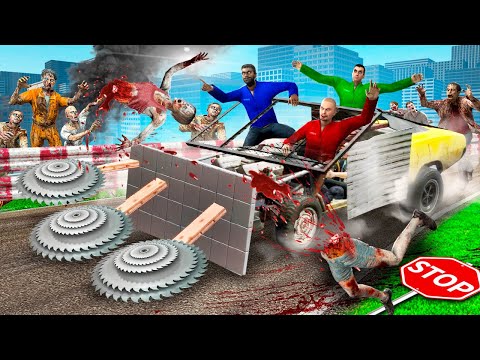Видео: УЕХАТЬ ОТ ЗОМБИ НА МАШИНЕ! СТРАШНЫЙ ЗОМБИ АПОКАЛИПСИС В Garry`s Mod