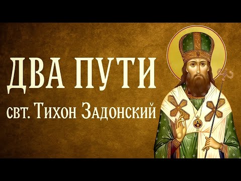Видео: ДВА ПУТИ | свт. Тихон Задонский