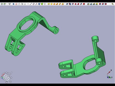 Видео: FreeCAD Часть 86. Пример создания модели