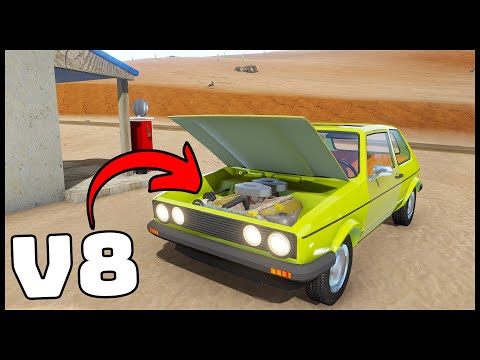 Видео: V8 В СТАРЫЙ ГОЛЬФ! Как Он ПОЕДЕТ? - The Long Drive