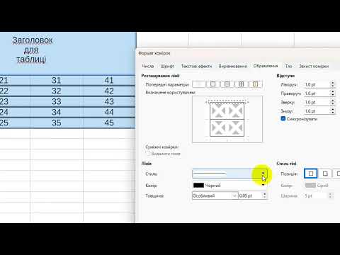 Видео: 04 LibreOffice Calc. Форматування комірок