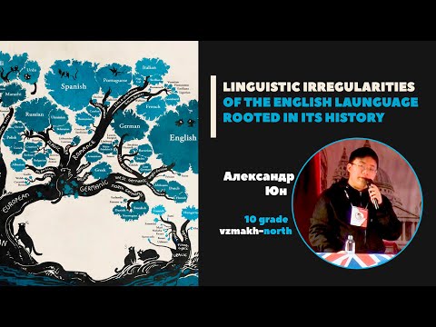 Видео: "Linguistic irregularities of the English launguage rooted in its history". Александр Юн. 10кл-ВЗМАХ