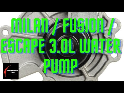Видео: СЛОЖНЫЙ ВОДЯНОЙ НАСОС: КАК 2 НА FORD ESCAPE 3.0L / FORD FUSION / MERCURY MILAN С ИСПОЛЬЗОВАНИЕМ A...