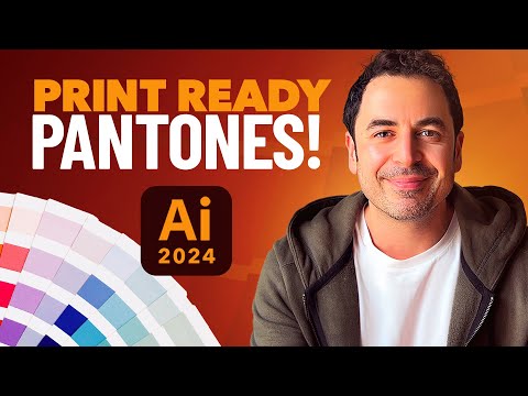 Видео: Конвертируйте CMYK или RGB в цвета Pantone | Illustrator 2024