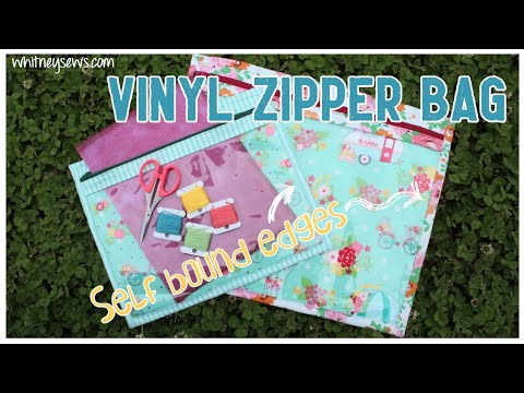 Видео: Виниловая сумка для проектов с самоклеящимися краями