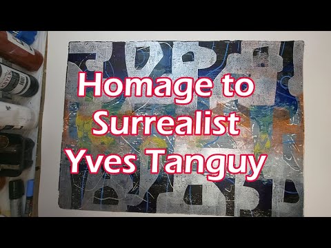 Видео: Посвящение французскому сюрреалисту Иву Танги: развлечение с тарелкой желе