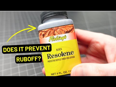 Видео: Резолено-акриловое покрытие для обработки кожи