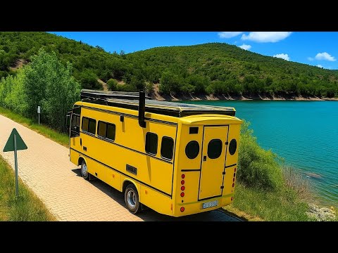 Видео: Мой Дом до Малейших Деталей – Тур по Каравану – Построил Сам с Нуля!