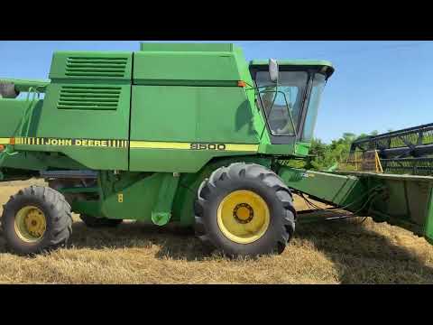 Видео: Уборка озимой пшеницы 01.07. 2023 комбайном John Deere 9500