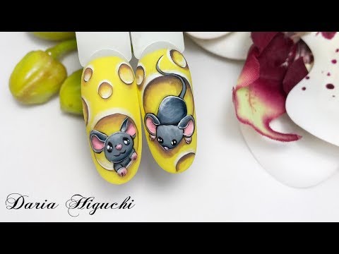 Видео: Мышата! Креативный Дизайн Ногтей!