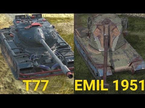 Видео: СТОИТ ЛИ БРАТЬ ТАНКИ ЗА КУПОНЫ - EMIL 1951 и T77 TANKS BLITZ