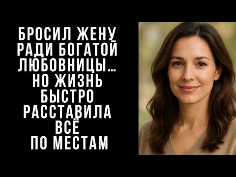 Видео: Бросил жену ради богатой любовницы… Но жизнь быстро расставила всё по местам