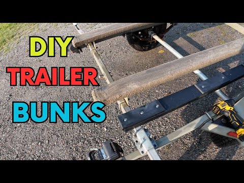 Видео: Простые самодельные водонепроницаемые доски для двухъярусных кроватей в лодочном прицепе