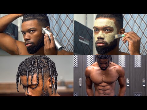 Видео: День заботы о себе! (Процедура Twist Out, мытьё головы, уход за кожей, самострижка, спортзал и мн...