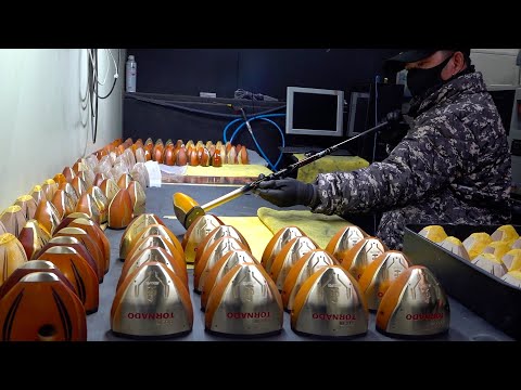 Видео: процесс создания гольфиста. Завод по производству гольф-клубов Park в Корее