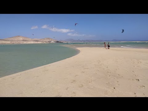 Видео: Фуэртевентура.Самый красивый пляж на Канарах. Fuerteventura. The most beautiful beach in the Canary