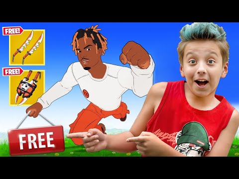 Видео: КРУТОЙ БЕСПЛАТНЫЙ СКИН в Fortnite | Juice Wrld Skin