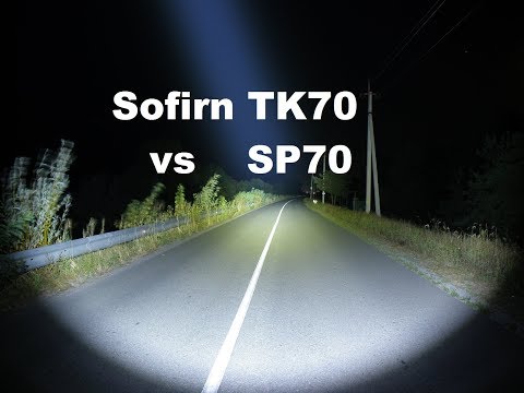 Видео: Sofirn  TK70 5500LM сравнение с SP70