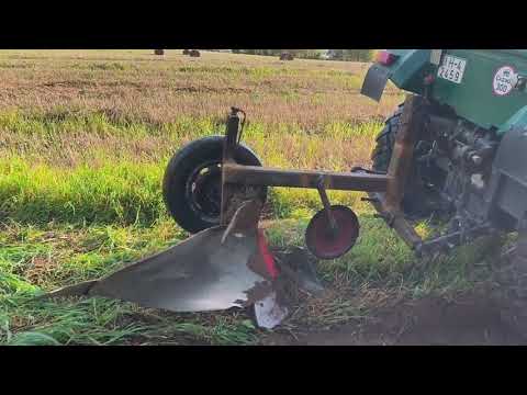 Видео: Самодельный квернеланд минойтовский плуг 1-50 запохал.