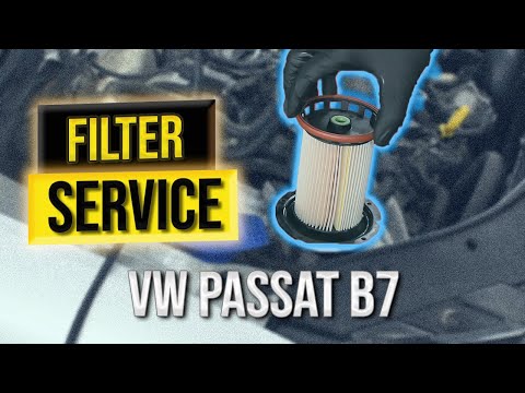 Видео: Замена топливного и воздушного фильтра: VW Passat B7 2.0D