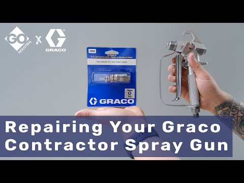 Видео: Как отремонтировать безвоздушный краскопульт Graco Contractor FTX