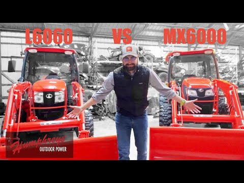 Видео: Сравнение тягачей Kubota Cab: MX6000HSTC и L6060HSTC