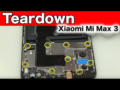 Видео: Разборка Xiaomi Mi Max 3