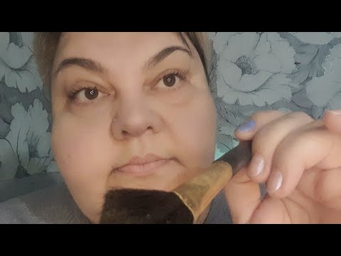 Видео: Асмр/Субботний, лёгкий макияж 👝💄, тихий голос.