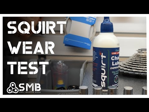 Видео: Является ли Squirt хорошей смазкой для цепи? | Тест на износ Squirt