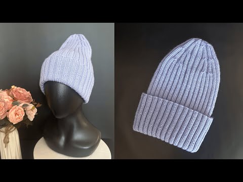 Видео: ОНА ПРОСТО ИДЕАЛЬНА ! МОЯ любимая , весенняя шапка спицами! ПОДРОБНЫЙ МАСТЕР-КЛАСС !