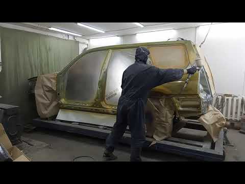 Видео: Subaru forester, кап ремонт кузова часть 9, подготовка и грунтование кузова