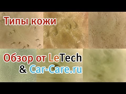 Видео: Типы кожи - обзор от LeTech & Car-Care.ru