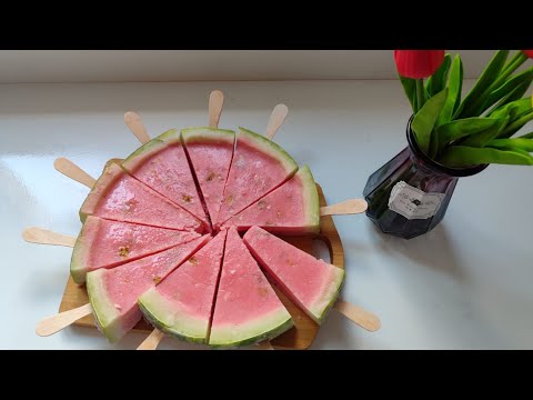 Видео: Балмұздақ қарбыздан⚘️Мороженое из арбуза