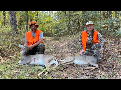 Видео: Дважды олень падал на общественных землях Луизианы! (Поймай и приготовь)