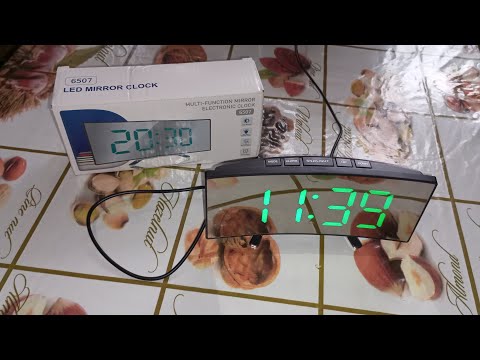 Видео: Електронний годинник GTY6507. ОГЛЯД ТА НАЛАШТУВАННЯ.